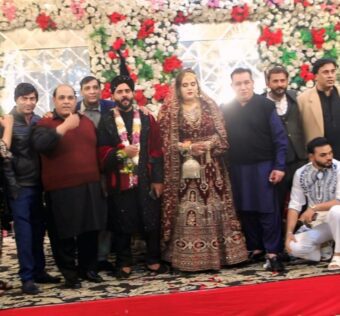 طاہر نوشاد کی بیٹی کی شادی میں اسٹیج اداکاروں کی خصوصی شرکت