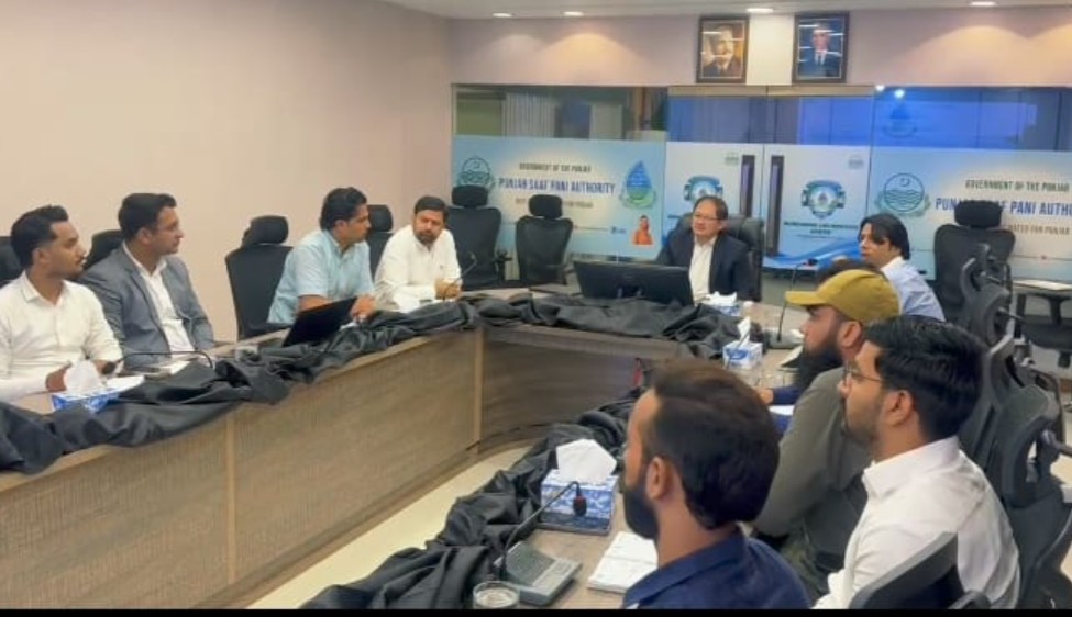 لاہور ڈسٹرکٹ کے واٹر فلٹریشن پلانٹس کی فعالیت پر اہم اجلاس کا انعقاد
