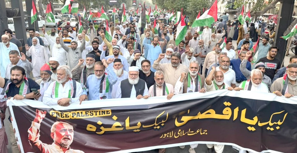 فلسطینیوں کی قربانیوں نے دنیا کو بیدار کر دیا، فلسطینی مزاحمت نے عالمی طاقتوں کو اپنی طاقت منوائی: لیاقت بلوچ